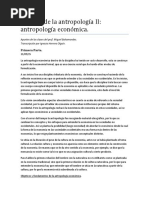 Antropología Económica - Apuntes