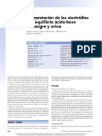 Interpretacion de Electrolitos y El Equilibrio Acido Base