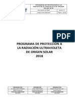 Programa de Protección Rayos UV