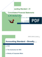 CA Mehul Shah CA Mehul Shah: Accounting Standard - 21 Consolidated Financial Statements