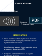 Plain Picture in Acute Abdomen: Moderator-Dr (Prof) - R. K. Gogoi