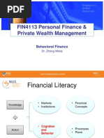 6 Behavioural Finance