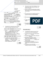 Grammar: Gateway B1 Tests © Macmillan Publishers Limited 2011. This Sheet May Be Photocopied and Used Within The Class