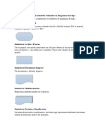 Lista de Símbolos Utilizados en Diagramas de Flujo