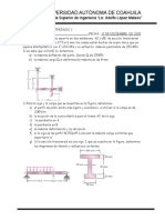 Examen Extra de Resistencia de Materiales