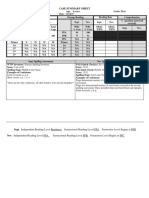 660 Prepost Case Summary Sheet