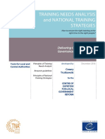 TNA and NTS - TRAINING NEEDS ANALYSIS and NATIONAL TRAINING STRATEGIES - How To Ensure The Right Training at The Right Time To The Right People