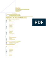 Ejemplo de Oraciones Atributivas