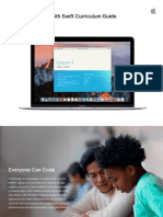 App Development With Swift Curriculum Guide