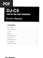 Alinco DJ-C5 Service Manual