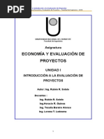 Economia y Evaluacion de Proyectos