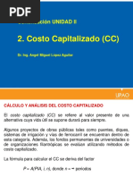 Continuación Unidad II Costo Capitalizado