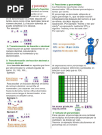 Fraccione, Porcentajes y Decimales