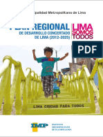 Diagnostico y Propuesta Del Plan Regional de Desarrollo Concertado de Lima 2012 2025