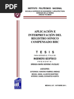 Aplicación e Interpretación Del Registro Sónico Compensado BHC PDF