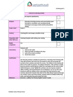 Maryam Juma-H00353854-Checklist For Listening Activity