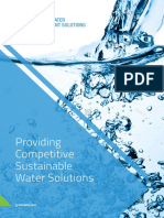 Providing Competitive Sustainable Water Solutions: Green