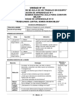 Sesiones de La Unidad - 5° PDF