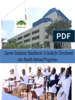 Career Guidance Handbook: A Guide For Enrolment Into Health Related Programs