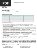 Cardholder Dispute Form