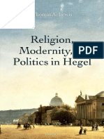 Lewis, TH (2011) - Religion, Modernity, and Politics in Hegel PDF