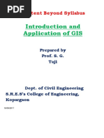 Introduction and Application of GIS: Content Beyond Syllabus