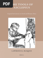 Lawrence Bliquez The Tools of Asclepius Surgical Instruments in Greek and Roman Times