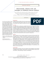 Ethosuximide, Valproic Acid, and Lamotrigine in Childhood Absence Epilepsy