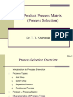 00product Process Matrix