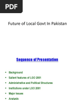 Future of LGs in Pakistan