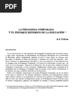 La Pedagogia Comparada y El Enfoque Sistemico de La Educacion PDF