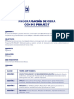 Programacion de Obra Con Ms Project