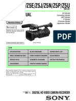 Service Manual: HVR-Z5C/Z5E/Z5J/Z5N/Z5P/Z5U