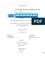 Quantitative Analysis of Retail Investors Behaviour Towards Mutual Fund - Final