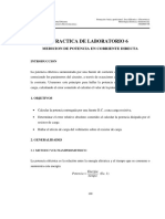 6.medición de Potencia en Corriente Directa PDF