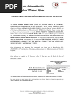 Relacion de Ingreso y Egreso Anualizada LAC Avelino