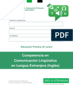 Ingles Evaluación 6º E.P. CCLLE