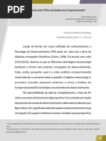 Gehm, T. P. (2013) - O Desenvolvimento Sob A Ótica Da Análise Do Comportamento