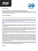 SPE-WVS-829: Evolving Technologies in The New Age of Horizontal Drilling in Ecuador