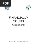 Financially Yours: Assignment I