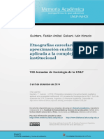 Etnografías Carcelarias: Una Aproximación Cualitativa Aplicada A La Complejidad Institucional