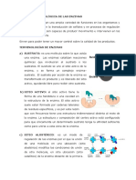 Importancia Biológica de Las Enzimas