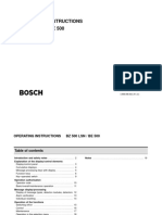 Operating Instructions BZ 500 LSN / BE 500