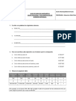 Guia Matematica Valor Posicional - Descomposicion de Números