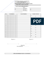 Daftar Hadir Usbn