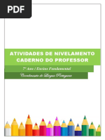 Atividades de Nivelamento L. Port. 7º Ano-Professor