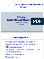 Introduction To Electrical Machine Week 1