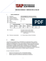 Silabo Procedimientos de Evaluacion