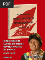 Agustin Barcelli Medio Siglo de Luchas Sindicales Revolucionarias en Bolivia PDF