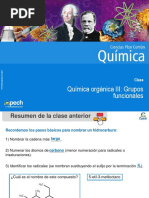 Clase 21 Química Orgánica III Grupos Funcionales 2016